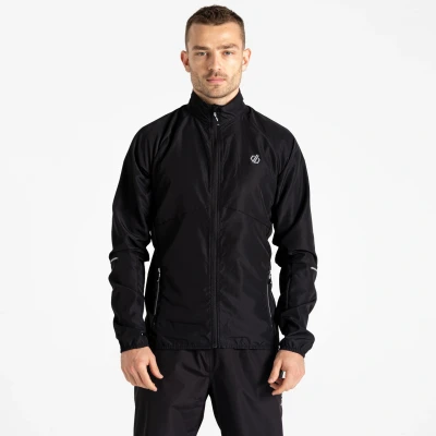 Image of Dare 2b Breathable Men&#039;s Black Ablaze II Windshell Jacket, Size: S