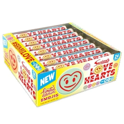 Image of Swizzels Giant Love Hearts ,24 Count (Pack of 1)