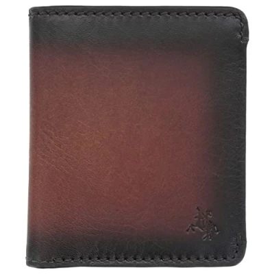 Image of VISCONTI Montpellier Collection North Leather Wallet RFID Tap and Go MT88 Burnished Tan