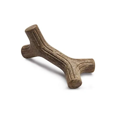 Image of Benebone Puppy Indestructible Maplestick Dog Chew Toy For Aggressive Chewers, Long Lasting Tough Teething Boredom Breaker Puppies, Real Maple Wood Flavour, Small Dogs, Made in the USA