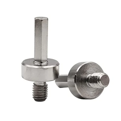 Image of BRSCHNITT Core Drill Bit Arbor Adapter, 2pcs M10 Thread to 3/8&quot; Hex Shank for Threaded Diamond Hole Saw