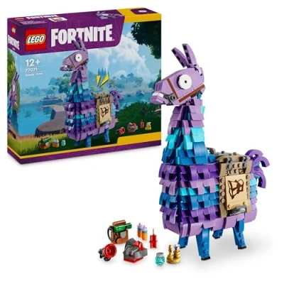 Image of LEGO Fortnite Supply Llama, Video Game Character Toy for Boys &amp; Girls, Building Set Makes a Great Kids&#039; Bedroom Decoration, Collectible Birthday Gifts Gamers 77071