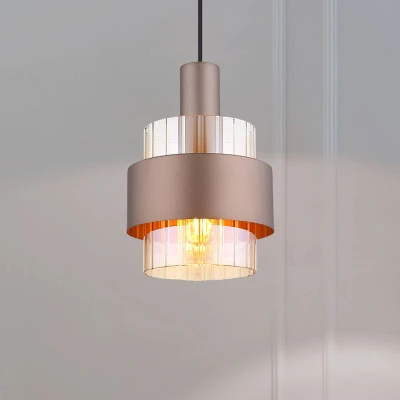 Image of Globo Milley hanging light, Ø 19 cm, bronze coloured, metal