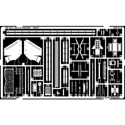 Image of Eduard 35351 Model Building Accessories US Tank M4 Sherman Photo Etch Set