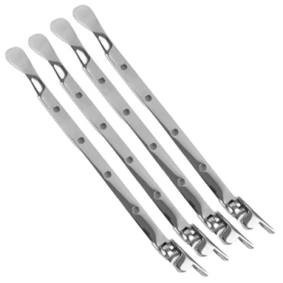 Image of 4X Polished Chrome 10&quot;/250mm Window Casement Stays Victorian Style Handle Pull/Locks Catches