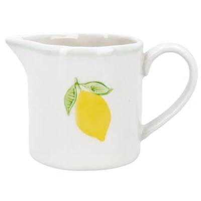 Image of Gisela Graham Ceramic Mini Jug with Lemon Design