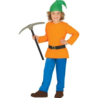 Image of FIESTAS GUIRCA Woodland Dwarf Fancy Dress Costume Boy Age 3 4 Years