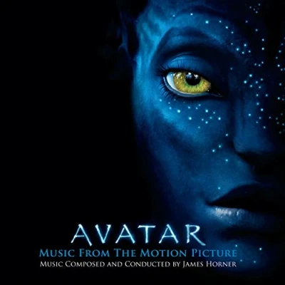 Image of James Horner Avatar 180gm Blue Marbled vinyl 2017 UK 2 LP set MOVATM117
