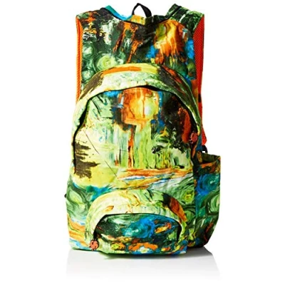Image of Morikukko Unisex Adult Hooded Backpack Van Gogh Multicolour (Van Gogh)