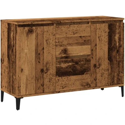 Image of vidaXL Sideboard Old Wood 102x35x70 cm Engineered