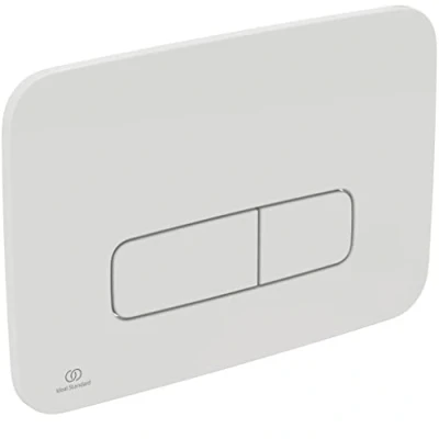 Image of Ideal Standard Oleas M3 Mechanical Toilet Flush Plate, R0123AC, White
