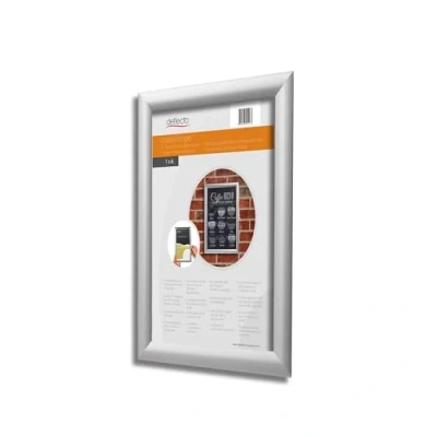 Image of Deflecto A4 Size with a 25mm Profile Waterproof Snap Frame Silver