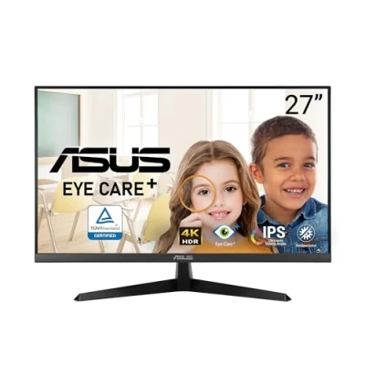 Image of ASUS VY27UQ Eye Care Monitor 27 inch 4K (3840 x 2160), IPS, HDR 10