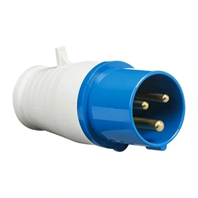 Image of 32A 3 PIN Industrial Power Plug Electrical Socket Connector Surface Weatherproof (Plug)