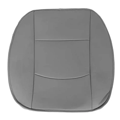 Image of Aramox Car Seat Covers Front Seats Only, PU Leather Driver Side Pads Cushion Replacement Padding Protector Fit for 4 Door Sedan SUV(grey)