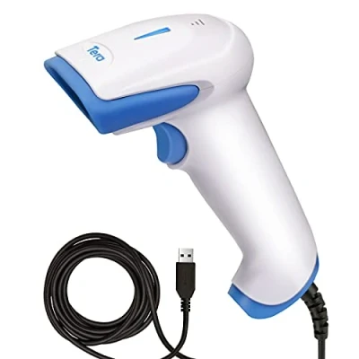 Image of Tera 1D Barcode Scanner USB Wired CCD Handheld Bar Code Reader 1500 Pixel for Screen Digital Smartphone Plug and Play, 1500C