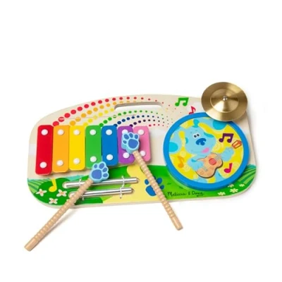 Image of Melissa &amp; Doug Blue&#039;s Clues You! Wooden Music Maker Board