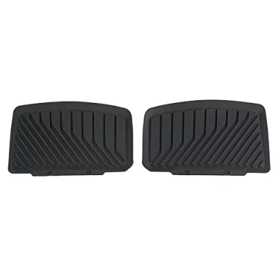 Image of Audi 4J3061511041 Rubber Floor Mats All Weather 2 x Rear Black
