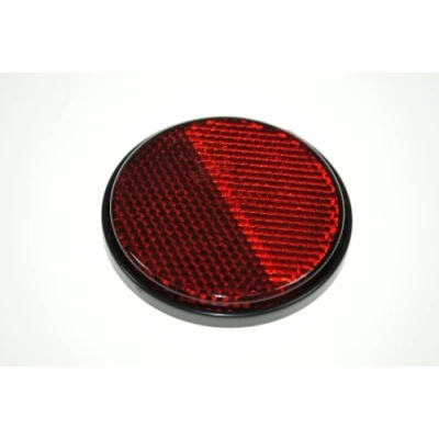 Image of Maypole Red Round Reflector 60mm dia Self Adhesive
