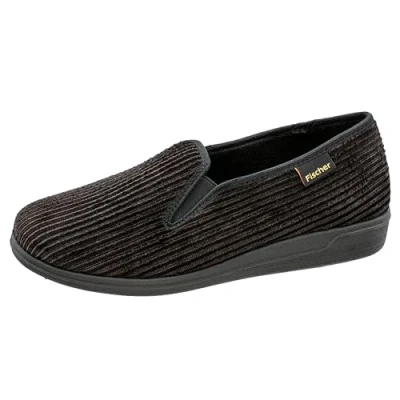 Image of Fischer Men&#039;s Frank Low Top Slippers, Brown, 7.5 UK