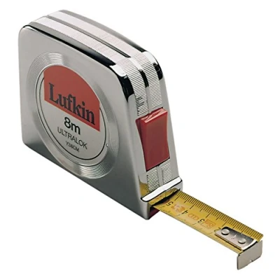Image of Lufkin Y25CME (T0060402511) 5m/16ft x 13mm/1/2 Inch Ultralok Chrome Plated Measuring Tape