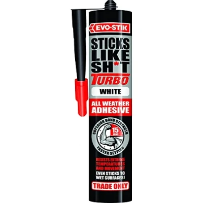 Image of Evo Stik Sticks Like Sh*t Turbo Grab Adhesive White 290ml