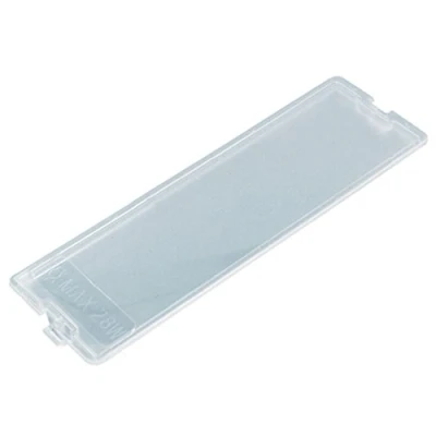 Image of SPARES2GO Light Diffuser/Lens Cover Plate Fits Ikea Cooker Hood (155mm x 50mm)
