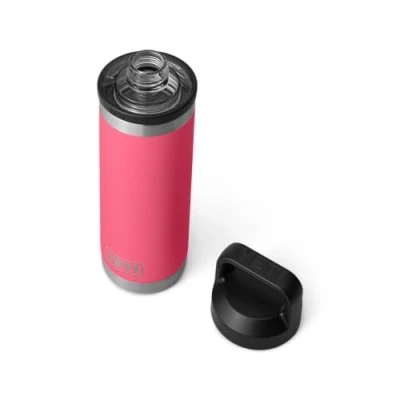 Image of YETI Rambler Bottle Chug, Vaccum Insulated Stainless Steel with Chug Cap, Tropical Pink, 18 oz (532 ml)