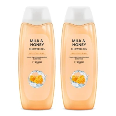 Image of by Amazon Milk &amp; Honey Shower Gel, 2 x 500ml