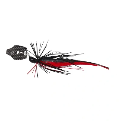 Image of Savage Gear Crazy Swim Jig Predatory Fish Bait, 12.5 cm, 20 g, Colour: Black N Red