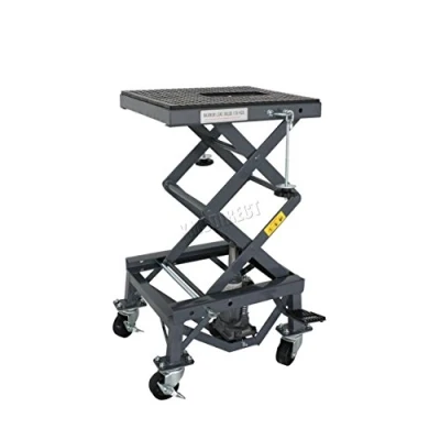 Image of SwitZer Motorbike Hydraulic Scissor Lift with Wheels 136kg 300lbs MAX 870mm 350mm MIN