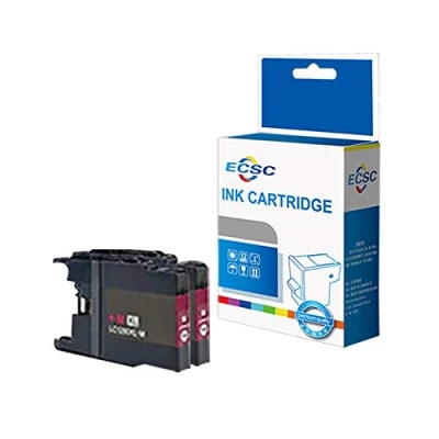 Image of ECSC Compatible Ink Cartridge Replacement for Brother MFC J5910DW J6510DW J6710D J6710DW J6910DW LC1280XL (Magenta, 2 Pack)