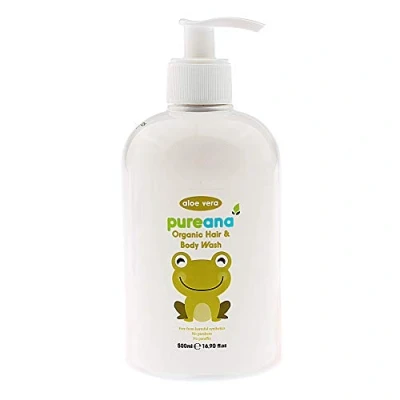 Image of Pureana Baby and Child Hair Body Wash with Organic Aloe Vera Orange (500ml)