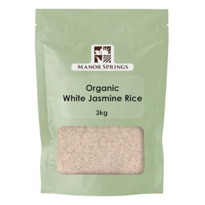 Image of Organic White Jasmine Rice 1kg by Manor Springs