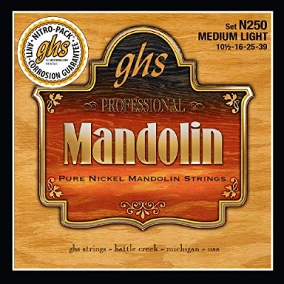 Image of GHS MANDOLIN Pure Nickel String Set N250 Medium Light