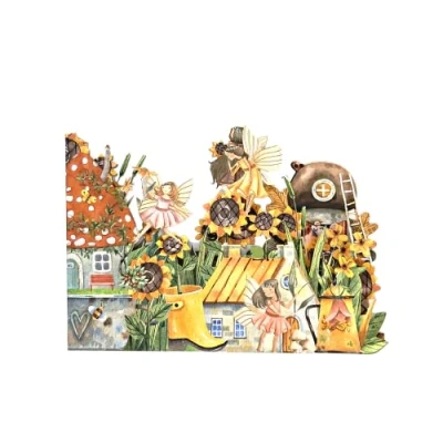 Image of Fairy Land 3D Pop Up Birthday Card for Child by Alljoy Cards KC005