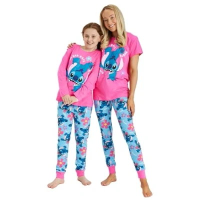 Image of Disney Girls Lilo &amp; Stitch Pyjamas Nightwear (Girls, 13 Years)
