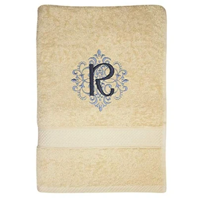 Image of TeddyTs Personalised Lace Monogram Hand Towel (Cream)