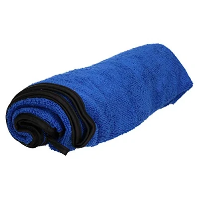 Image of Microfibre Absorbent Pet Dog Travel Towel (Blue) 100x70cm