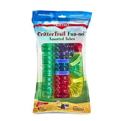 Image of Kaytee Critter Trail Funnel Connectable Colour Tubes, 16 Pieces, Fits all Habitats