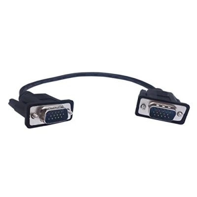 Image of CERRXIAN 1ft VGA SVGA 15 Pin HD15 Male to Adapter Video Monitor Cable for PC Laptop TV Porjector(mm)