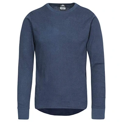 Image of Trespass Adults Unisex Unify Thermal Base Layer Top (XL) (Navy)