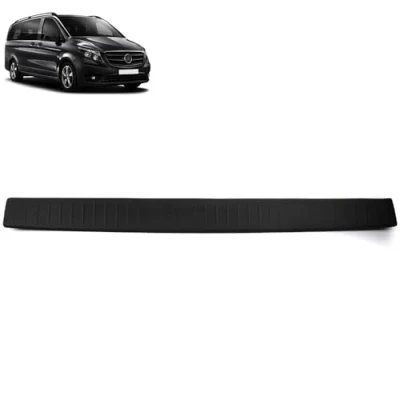 Image of ROBUST Rear Bumper Guard Trim Protector Cover For Mercedes Vito V Class 2014 Onwards