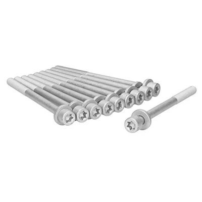 Image of 607203x10 Cylinder Head Bolt Kit AJUSA 81003700 10 VAUXHALL: Astra Mk2 CC, Mk3 Mk4 Kombi, OPEL: Kadett E CC