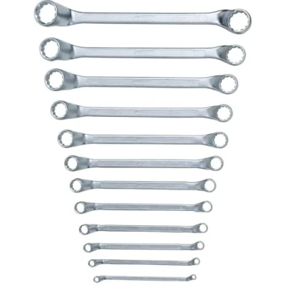 Image of KS TOOLS 517.0250 Double ring spanner set offset, 12 pcs, 6x7 30x32mm