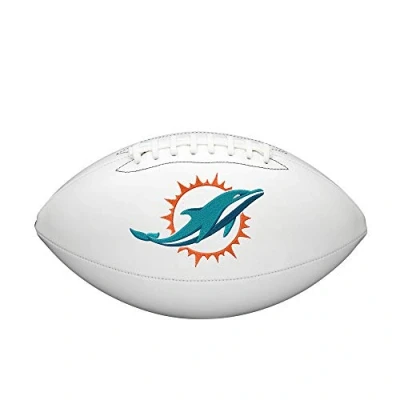Image of Wilson NFL Live Team Autograph Football Miami