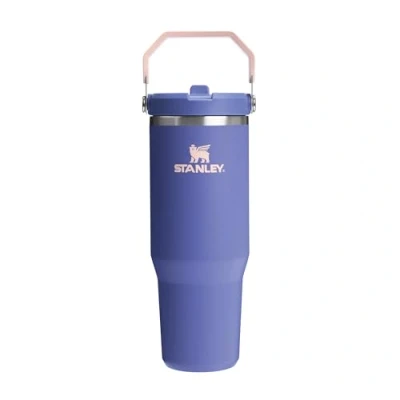 Image of Stanley Flip Straw Tumbler 1.0 Water Bottle With 0.89L Keeps Cold For 12+ Hours Easy To Carry Dishwasher Safe Stainless Steel Thermal Flask BPA Free Travel Mug Lupine