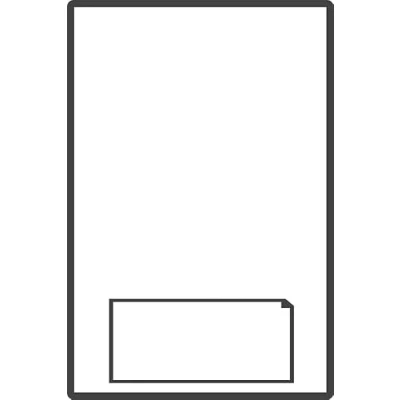 Image of 1000 x Integrated Labels A4 White 140mm 60mm Peel Off Despatch Note Invoice Paper Packing Slip Address Label