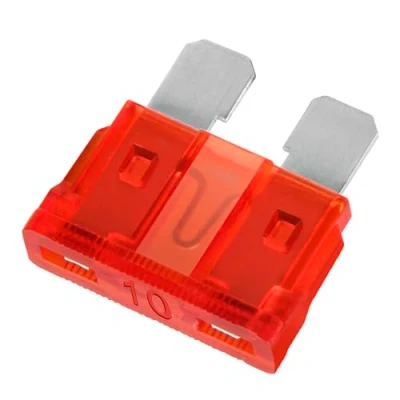 Image of Heschen Standard Blade Fuse ATC 10 Auto Assorted Car Truck 10A Red Pack of 50
