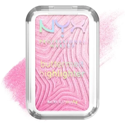 Image of NYX Professional Makeup Buttermelt Highlighter, Powder 12 HR Wear, Fade &amp; Transfer Resistant, Butta Werk